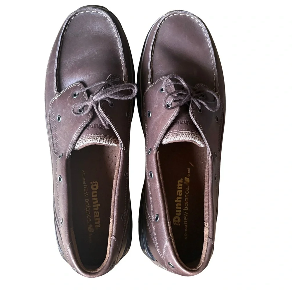 Dunham •‎ Men's Shoreline Brown Leather Boat Shoe